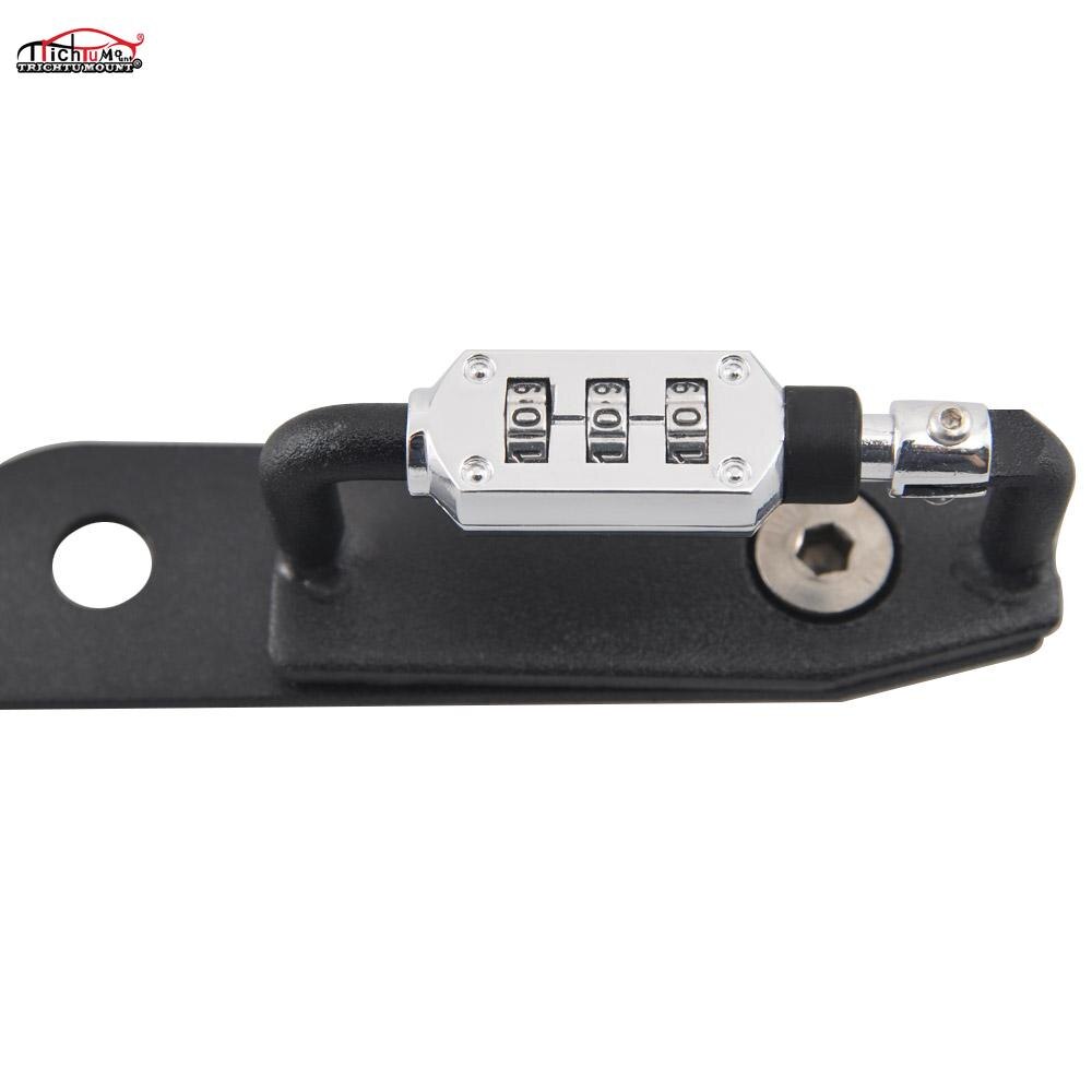 Kask motocyklowy blokada hasło góra hak czarna strona zabezpieczenie przed kradzieżą aluminium dla Yamaha MT-07 FZ-07 FJ-07 2014 2015 2016