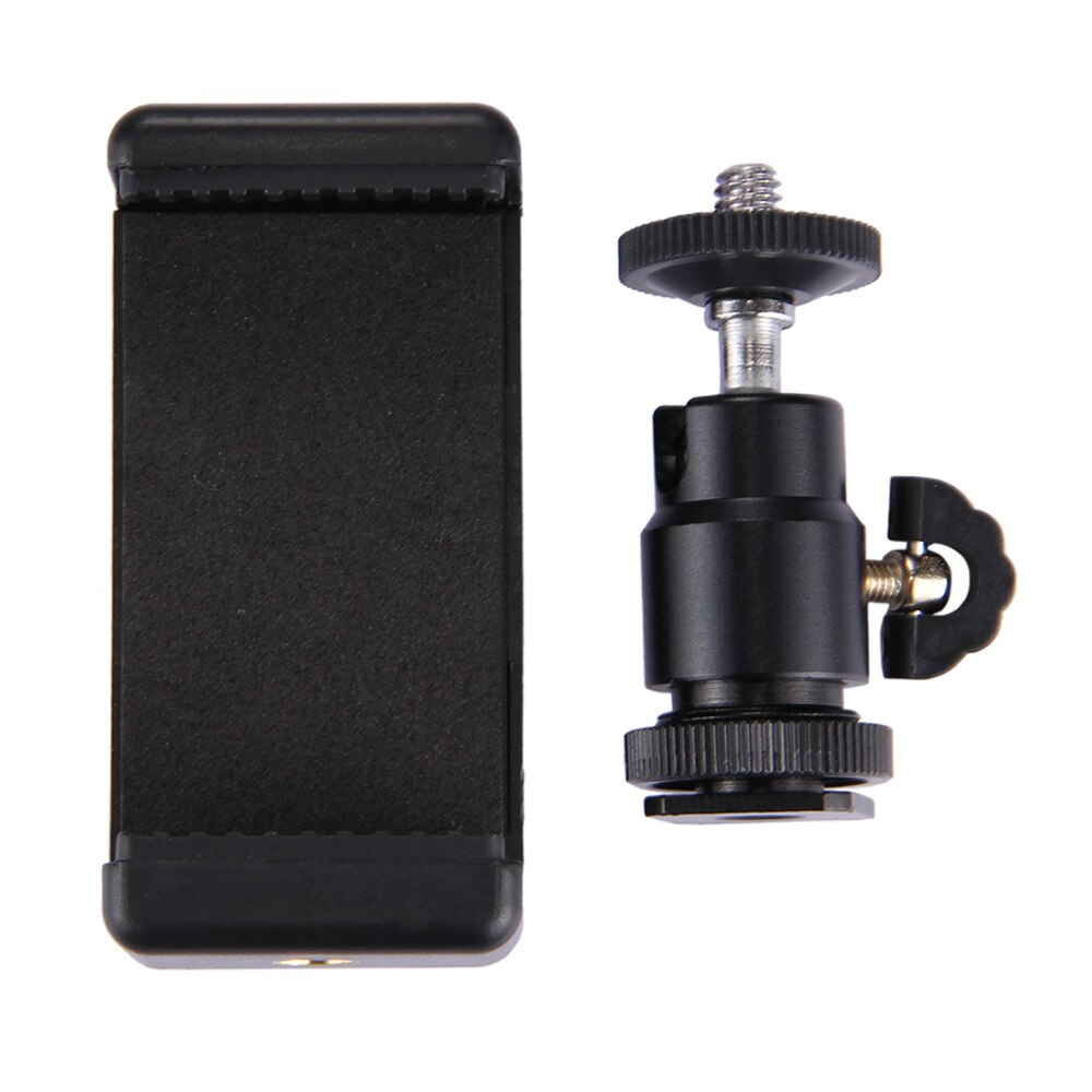 Pu214 universal 360 graus estável selfie vara montar suporte braçadeira sapato quente tripé cabeça para iphone smartphones