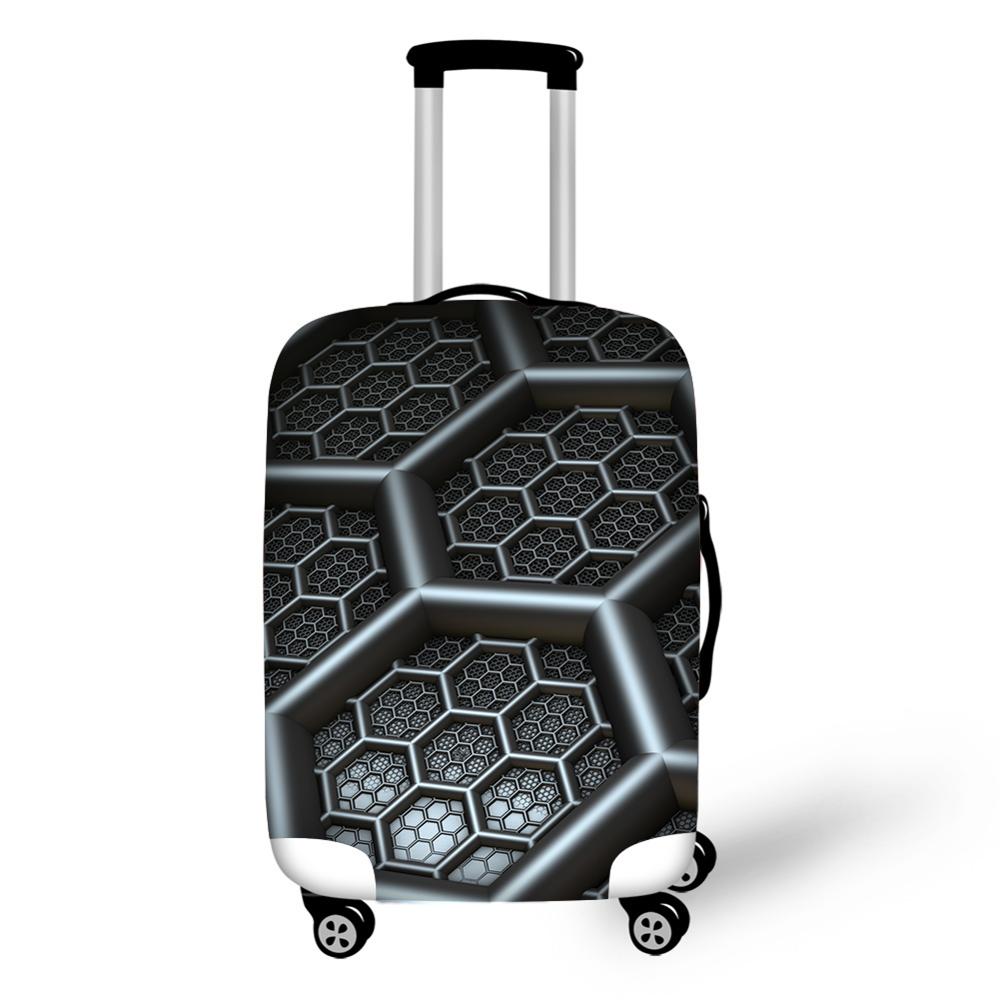 Luggage Cover - Solid Pattern - High Elastic Polyester Spandex - Fits 18"-30" Suitcases: 399 / L