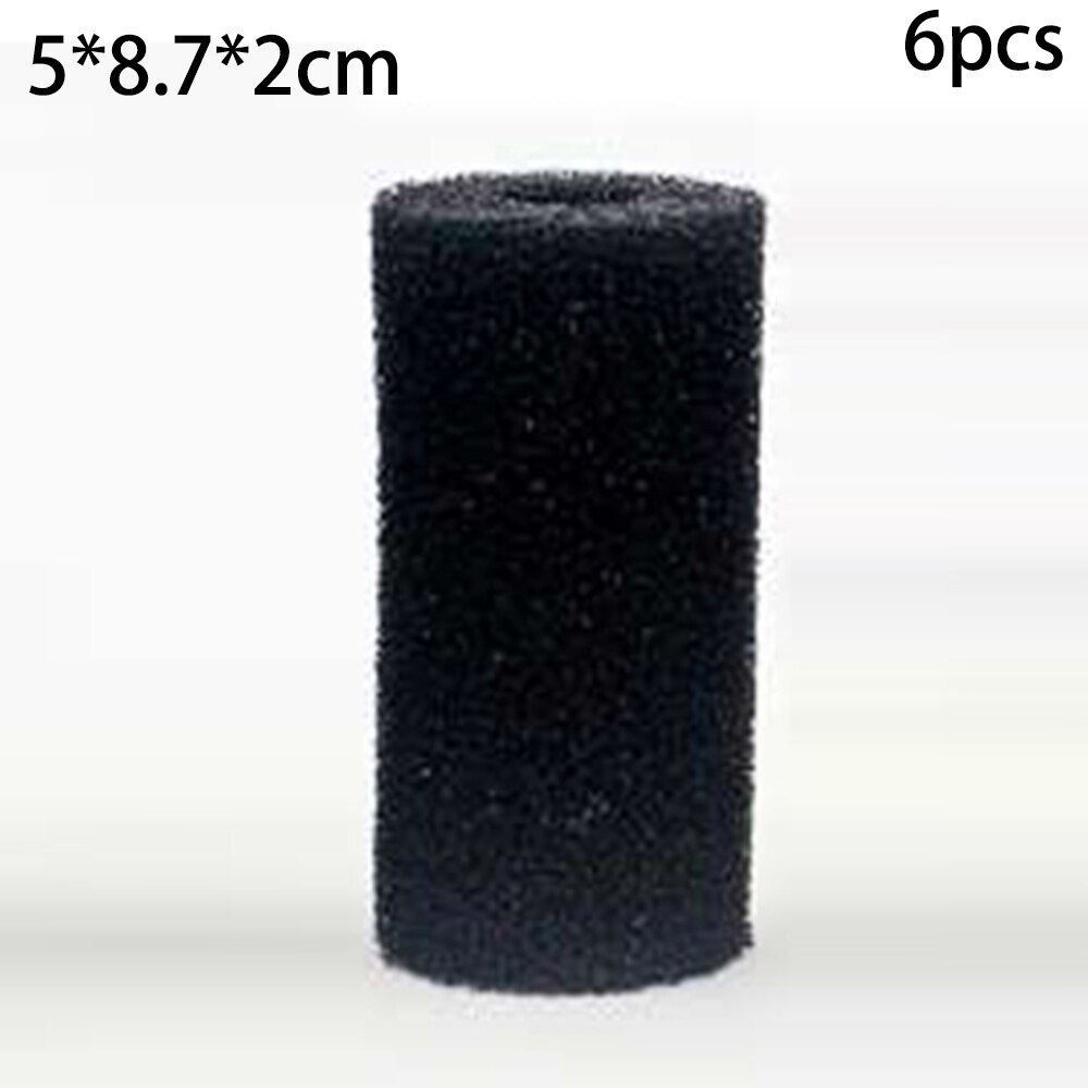 6 stuks overloopfilterbox inlaat rond voorfilter schuim spons vis aquarium aquarium inlaat beschermkap spons filter