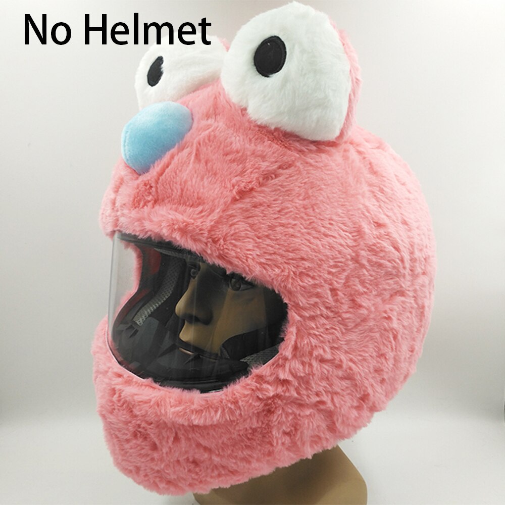 Juleplysjdeksel motorsykkelhjelm tilbehør casco moto cascos para moto capacete de motocicleta kask ror: Ødu rosa