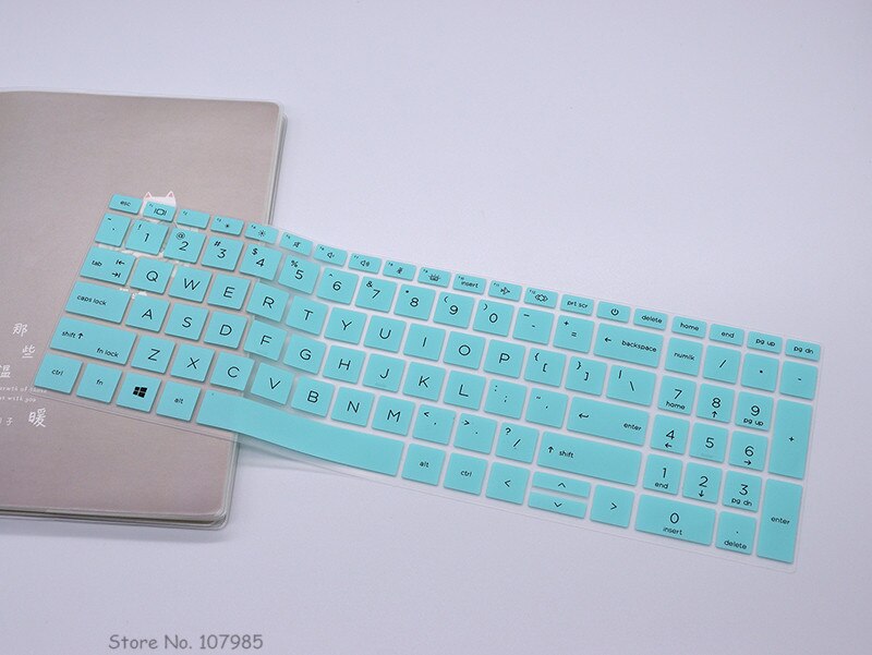 For HP Probook 450 G8 / Probook 650 G8 15 15.6 inch Clear Silicone Tpu Notebook Laptop Keyboard Cover Protector Skin: Skyblue