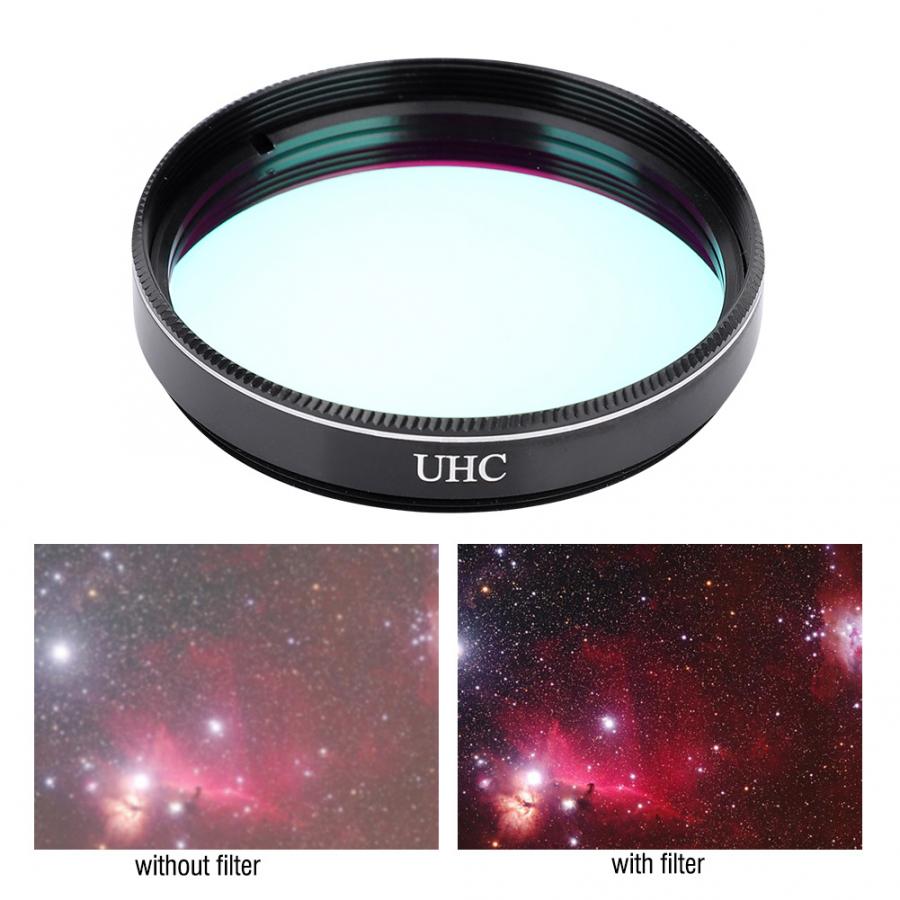 Filtre de caméra 2 pouces filtre UHC lentille de réduction de la Pollution par la lumière à contraste Ultra élevé pour télescope oculaire caméra len filtre