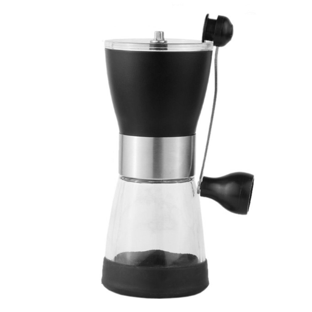 Draagbare Handleiding Keramische Koffiemolen Wasbaar Abs Keramische Kern Roestvrijstalen Huis Keuken Mini Manual Hand Koffie Machine