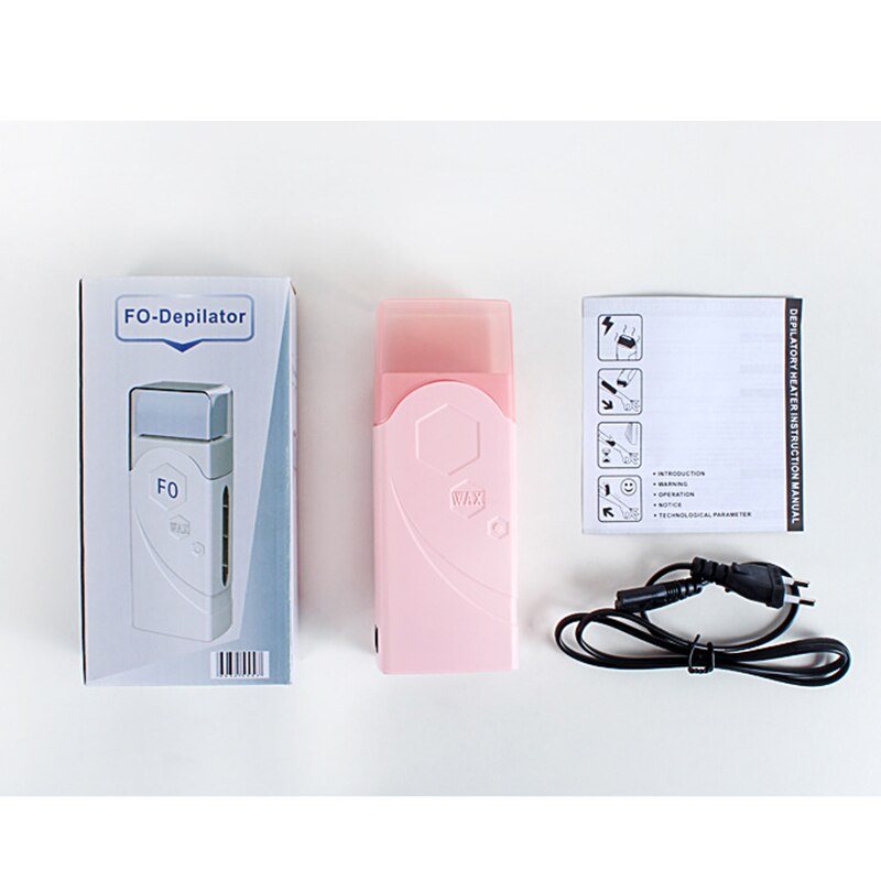 Épilation simple de fonte de réchauffeur de Machine de cire d'épilation pour l'épilateur portatif de corps de jambe faciale roulent sur des ensembles dépilatoires de réchauffeur