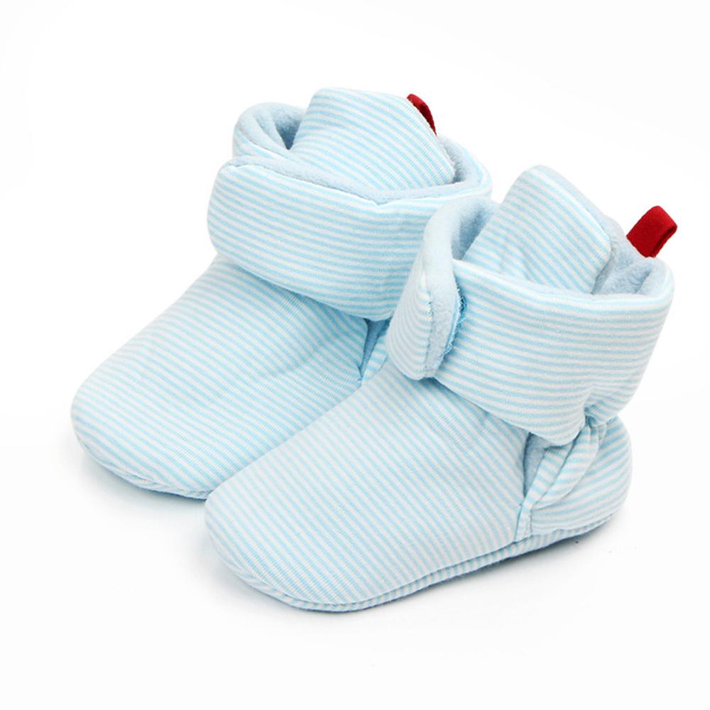Bebê Da Menina do Menino Botas de Inverno Quente Sapatos de Algodão Confortáveis Cores Misturadas Moda Primeiros Walker Criança Sapatos Macios детская обувь zapatos: B / 4.5