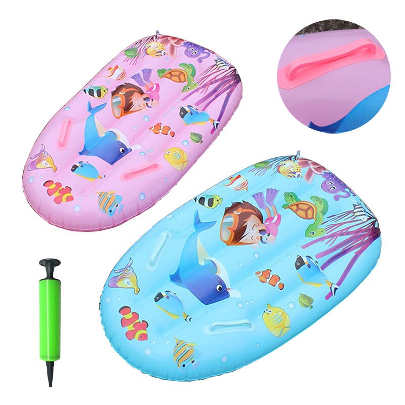 Kids' Floats Surf Water Inflatable Floating Row Mat Surfboard Lounge Swim Pool Beach Chair Float Lounger Raft Water Bed