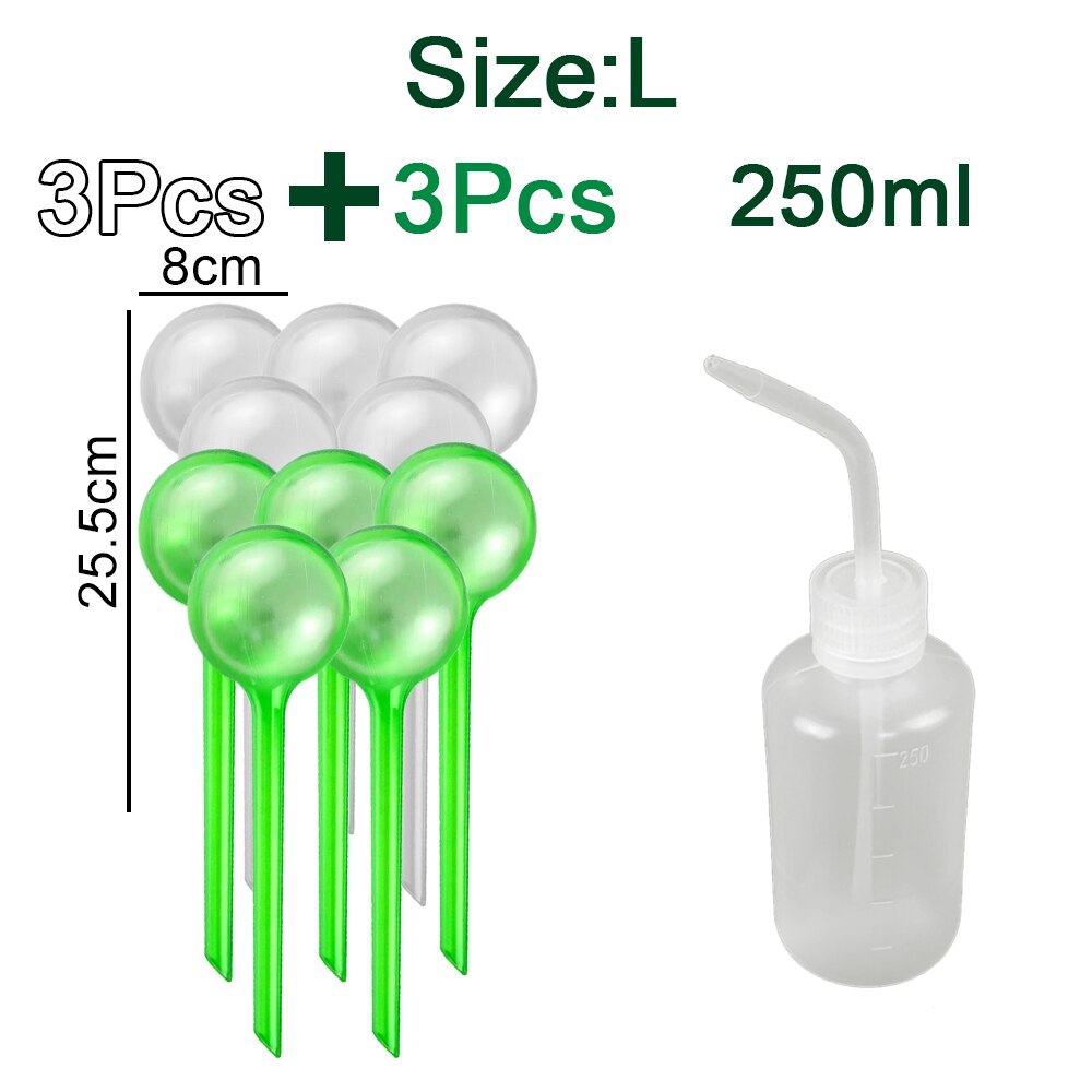 Automatische Pflanze Bewässerung Lampen Selbst Bewässerung Bälle Haus Garten Wasser Können Spike Blume Zimmerpflanze Gerät Tropf Bewässerung System: 10 PCS L Set D