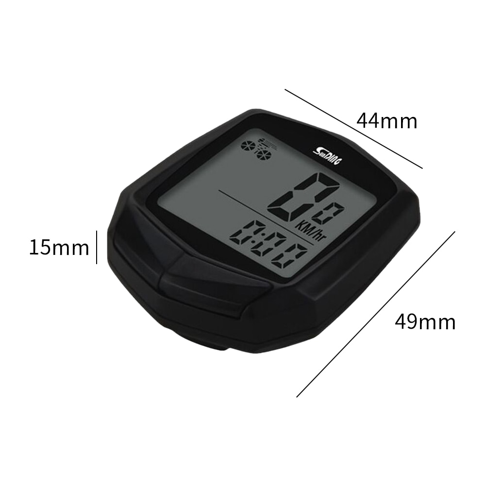 Sunding Waterproof Bicycle Computer Wireless And Wired MTB Bike Cycling Odometer Stopwatch Speedometer Watch LED Digital Rate