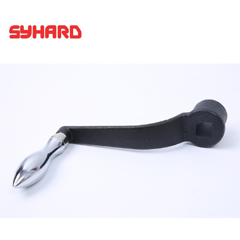 12 14 17 19 metal crank handle for CNC machine with square or round handle
