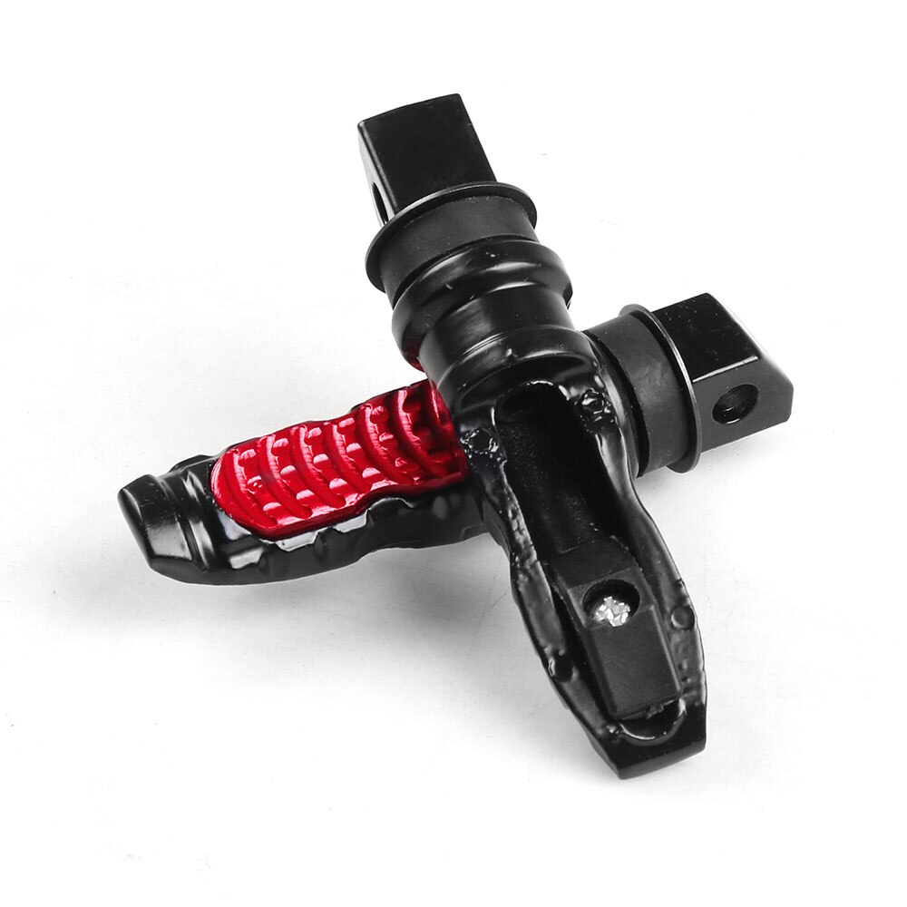 Universal- Aluminium Motorrad Hinten Passagier Fußrasten Pedale Fußstütze Rolle Fuß-Anbindung Motorrad Pedal Änderung 2 teile/satz: Violett