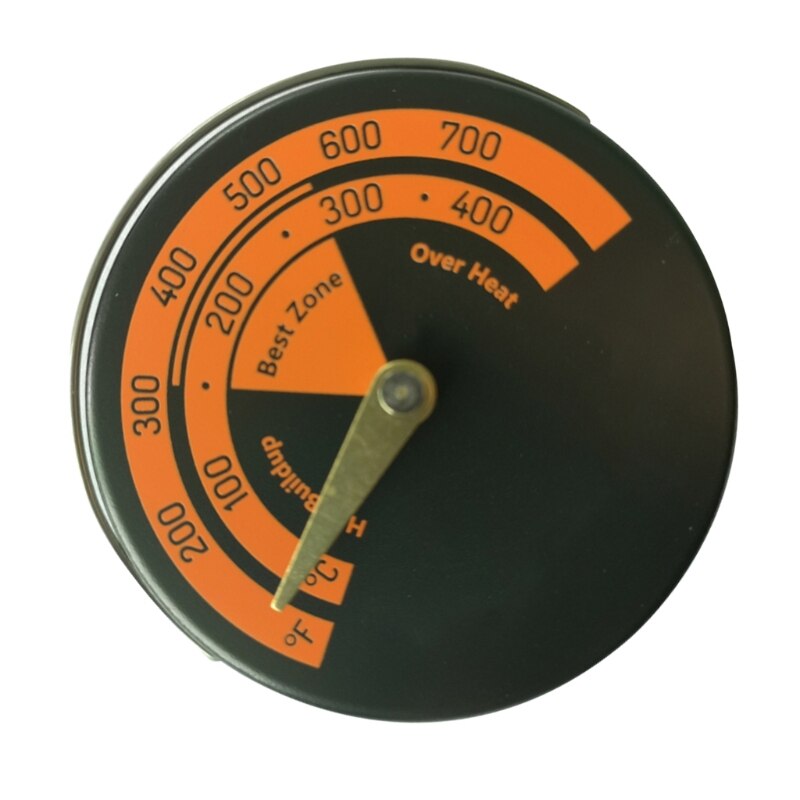 Magnetische Haard Ventilator Kachel Thermometer Voor Log Hout Brander Barbecue Oven Temperatuurmeter Meter Tool