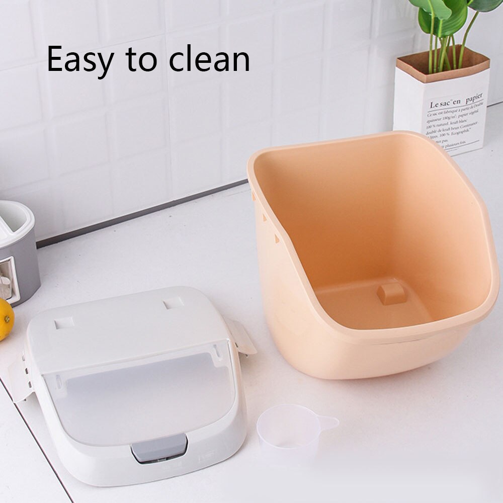 Pet Dog Feeder Storage Food Container Mildew Anti-Oxidation Large Capacity Storage Fresh Box Food Container Dog Bucket