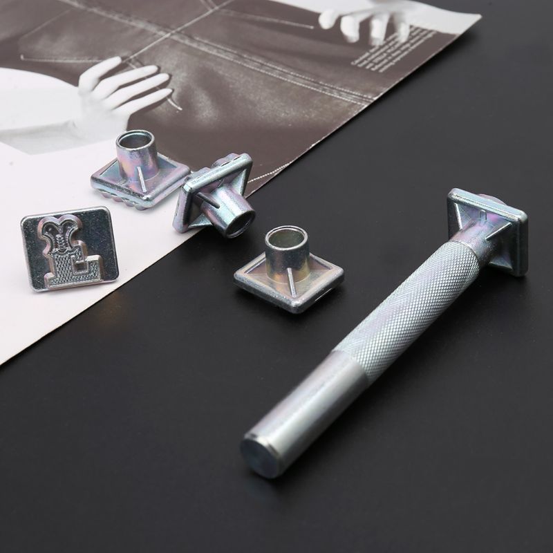 26pcs Steel Alphabet Letter Stamp Punch Set DIY Leather Craft Metal Punching Tools Kit