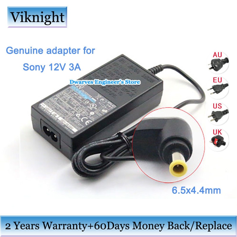 Echte 12V 3A 36W AC Adapter Netzteil Für SONY MPA-AC1 AC-12V1 AC-LX1B AC-NB12A AC-ES1230K
