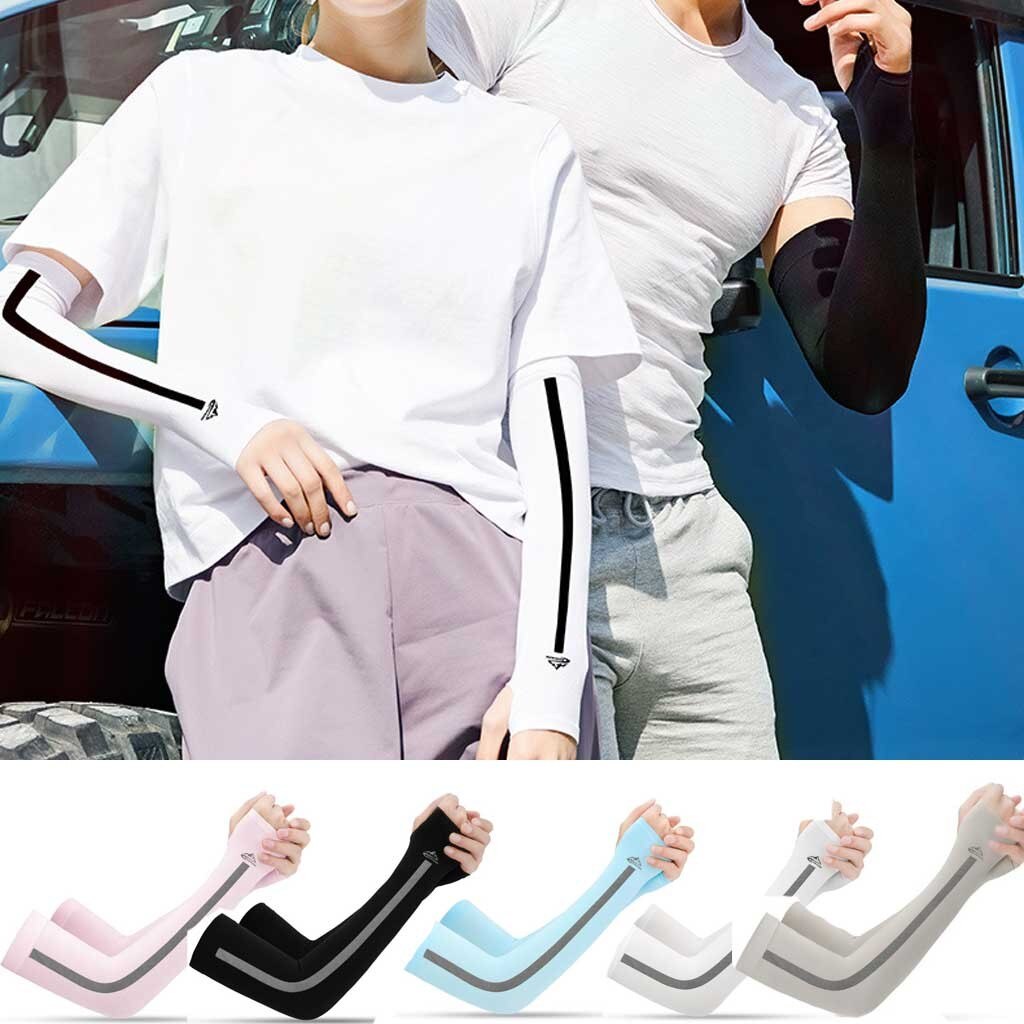 Manchon de Compression de bras de sport basket-ball cyclisme bras plus été en cours d'exécution Protection UV volley-ball bandes de Protection solaire manchon de manchette