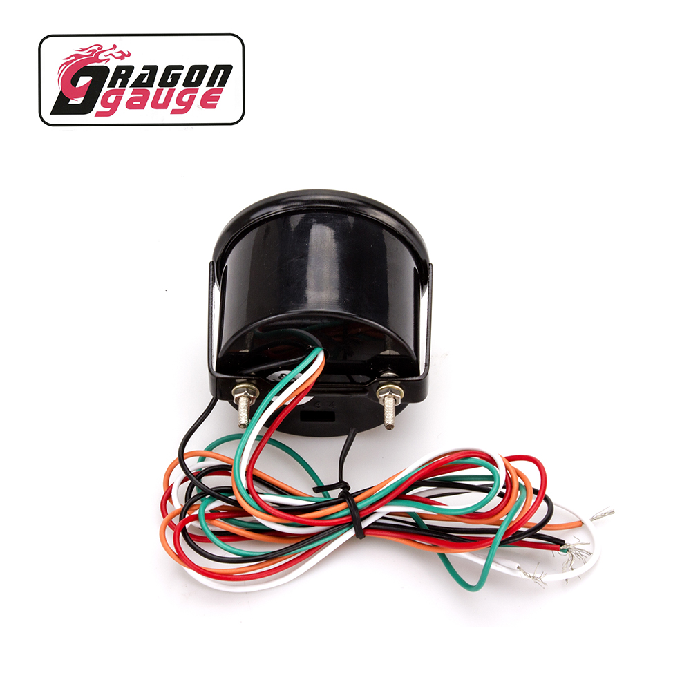 Tacómetro de coche DRAGON 」, medidor de RPM, pantalla Digital LED, conversión de luz roja y azul, medidor avanzado de Ventas de Fábrica para coche de 12V, 52MM