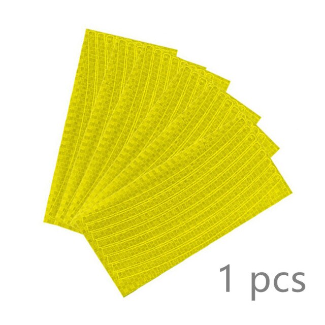 Fiets Reflecterende Strip Stickers Road Waarschuwing Strip-Stijl Decoratie Film Veilig Motorfiets Baby Auto Weerspiegelen Road Veiligheid Tape: 06