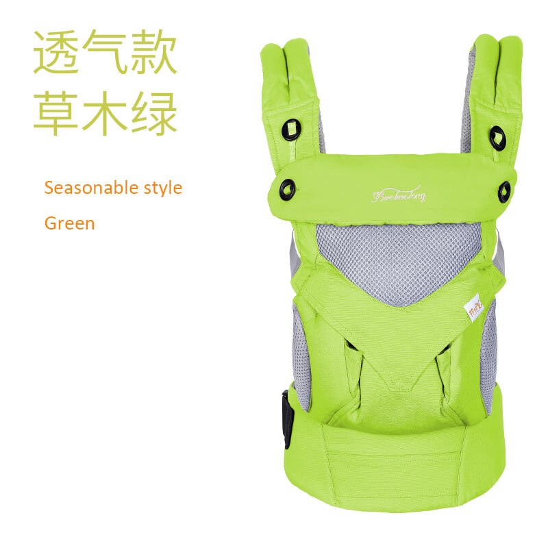 Baobaolong Ergonomische Draagzak Baby Baby Heupdrager Carrier Voorkant Kangoeroe Draagdoek Draagdoek Voor Baby Reizen: Army Green