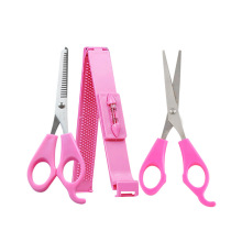 Frauen Haar Pony Clip Trimmer einstellen Kunststoff Ebene Instrument Herrscher DIY Haar Haarschneidemaschine Schneiden Schere Styling Werkzeuge Zubehör: 3Stck