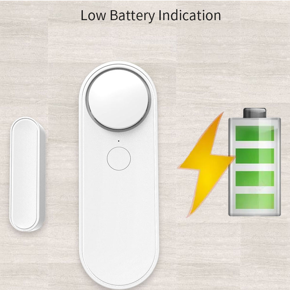 ZONCENT D41 Smart Tuya Wifi Door Sensor Alarm Closed Detectors App Notification Alarm Smart Life Home Security Alarm System
