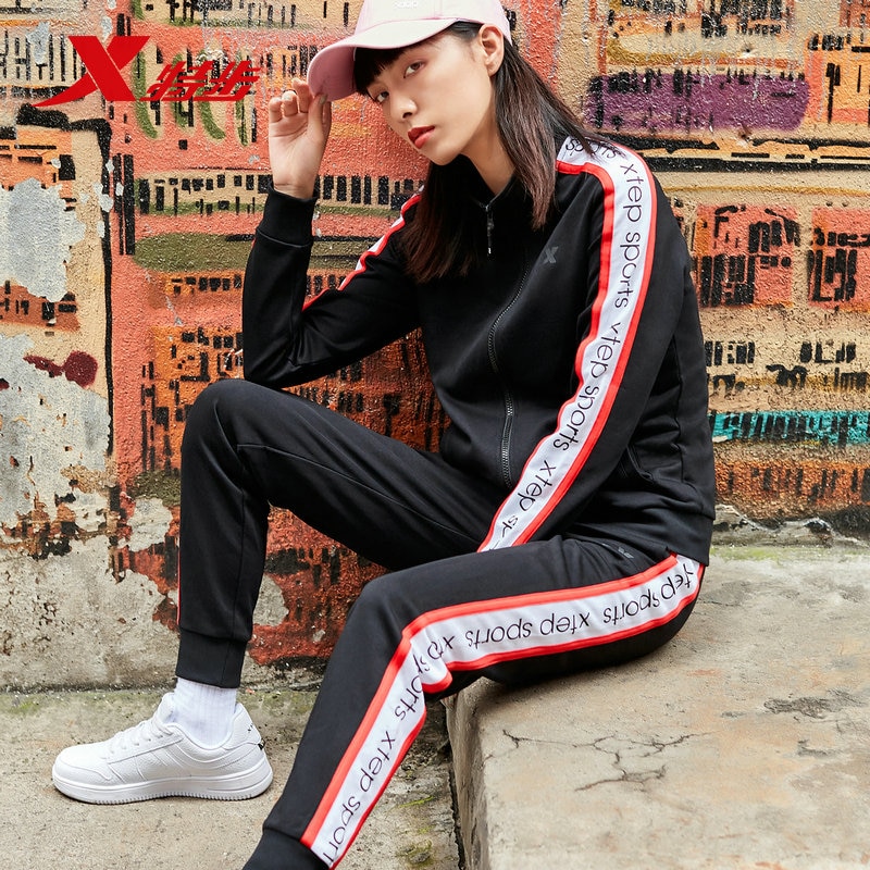 Xtep Herfst Sport Pak Vrouwelijke Tweedelige Ademende Broek Casual Sport Vrouwen 881328969251