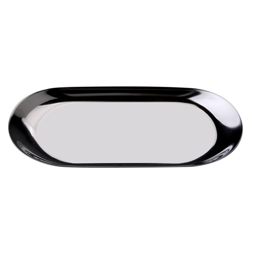 Nordic Style Golden Plate Dessert Nut Appetizer Tray Kitchen Plate Western Food Meat Cooking Plate Kitchen Supplies: Silver large