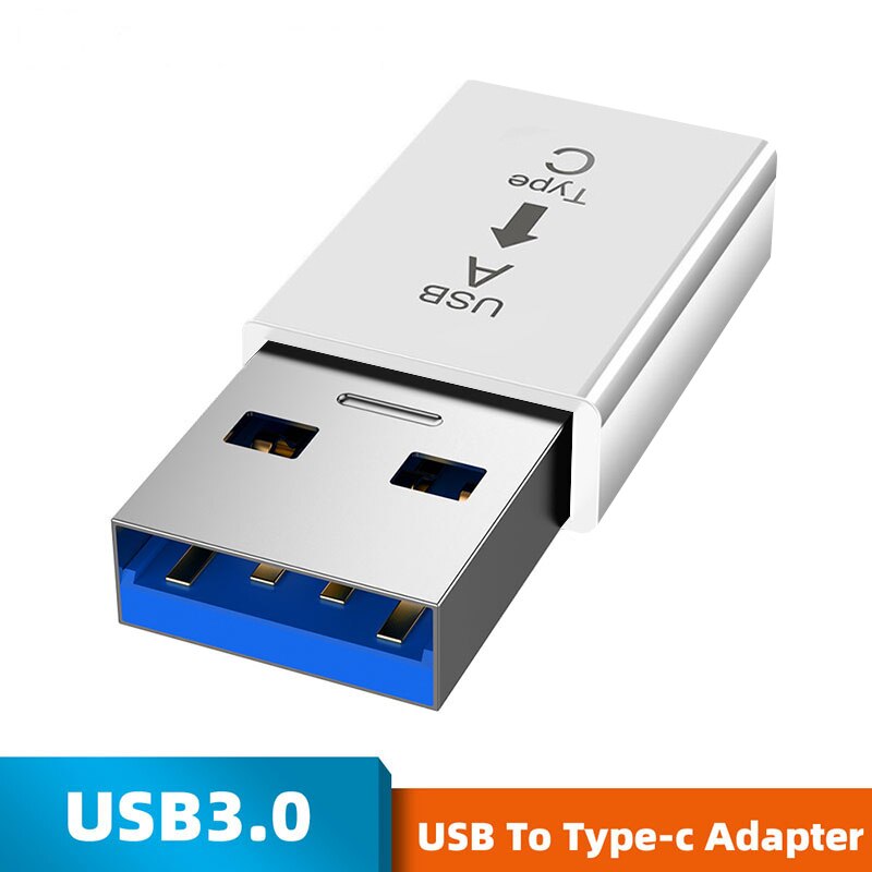 1Pcs Type C Naar Usb 3.0 Adapter Power Adapters Opladers Converters Draagbare Travel Charger Adapter Voor Xiaomi Samsung Huawei