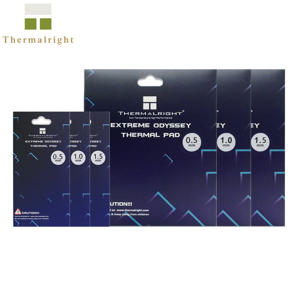 Thermalright-almohadilla térmica ODYSSEY para yeso, almohadilla de silicona no conductora para CPU/tarjeta GPU, refrigeración por agua, 12,8 W/mk 85x45mm, 120x120mm