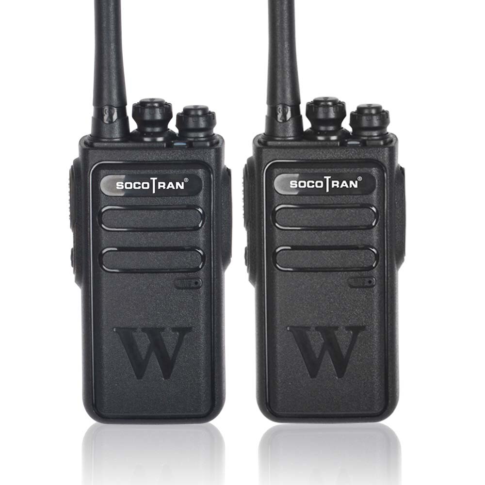 2 teile/los Socotran WH-118 Walkie Talkie UHF Zwei weg Radio Bahnhof UHF 400-470MHz 16CH Tragbare Transceiver mit hörer