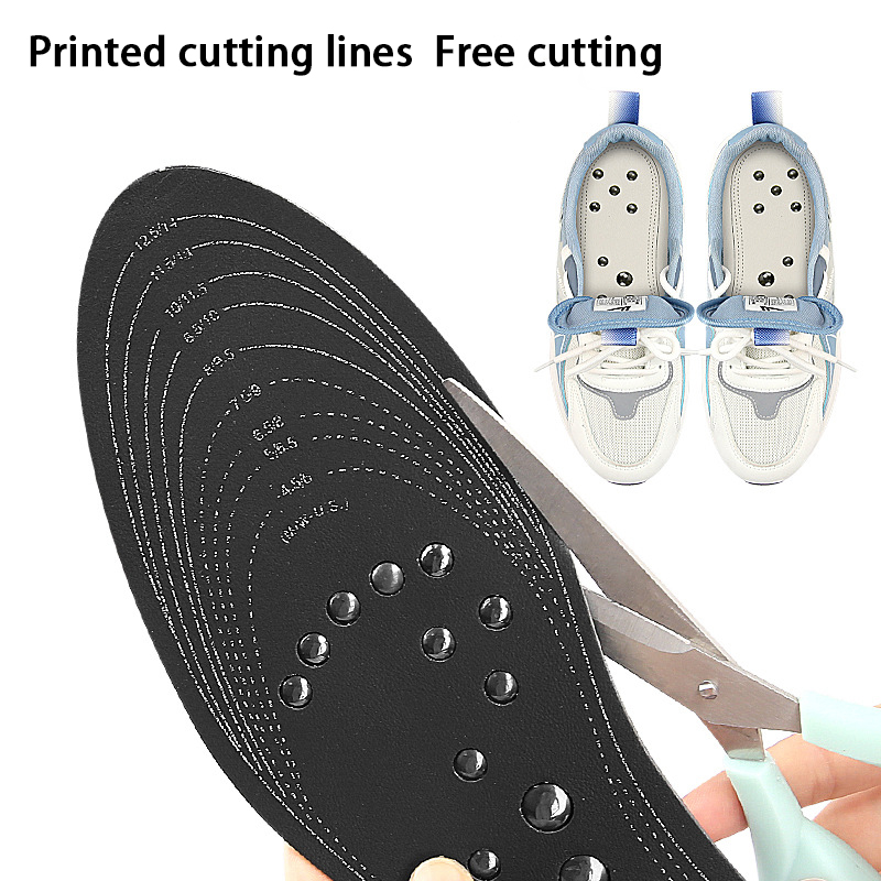 1 paio Terapia magnetica Massaggio Sottopiede Piede Massaggio dei punti di agopuntura Solette Memory Foam Suola Soletta per alleviare l'affaticamento delle gambe delle donne degli uomini