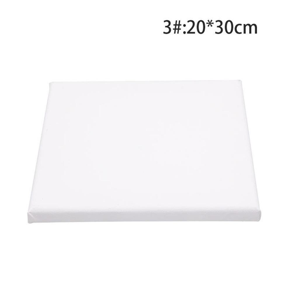 1Piece White Cotton Blank Square Artist Canvas For Canvas Oil Painting DIY Wooden Board Frame For Primed Oil Acrylic Paint: 3 20 30cm