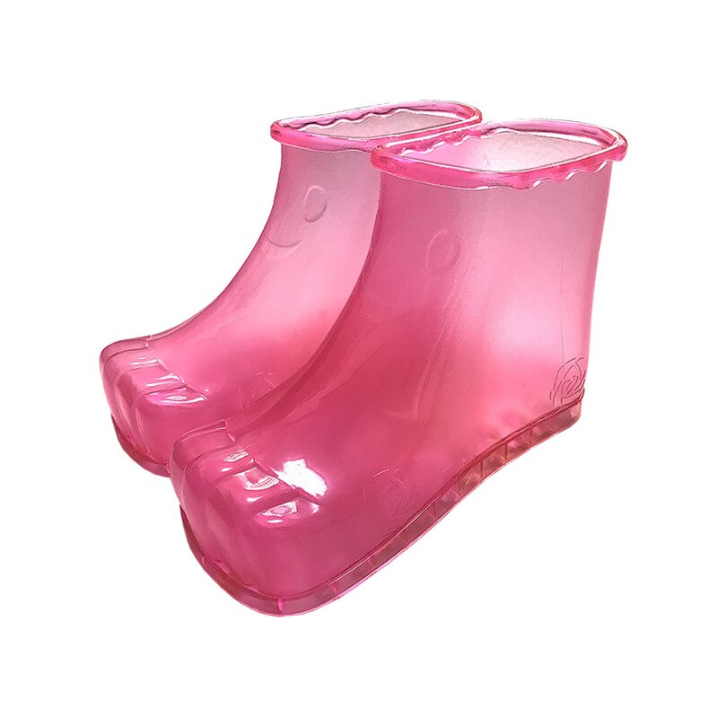 Kvinder fodbad badeterapi massage sko afslapning ankelstøvler acupoint eneste bærbare hjemmefodpleje  sp4201: Rød