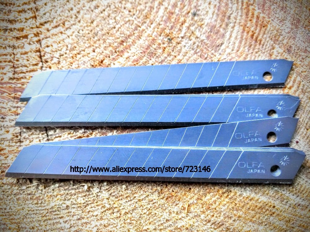 10pc- pakke asb -10 olfa kniv snapoff blad halt skilting vinyl papp til olfa 18o ss /20 a a -2 a-3 svr -1 pa-2 5-5 xa-1 da-1