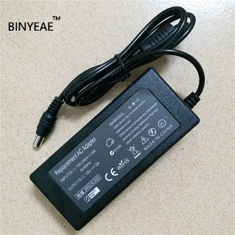 14 V 3A AC Adapter Voor Samsung S22E390H LCD Monitor
