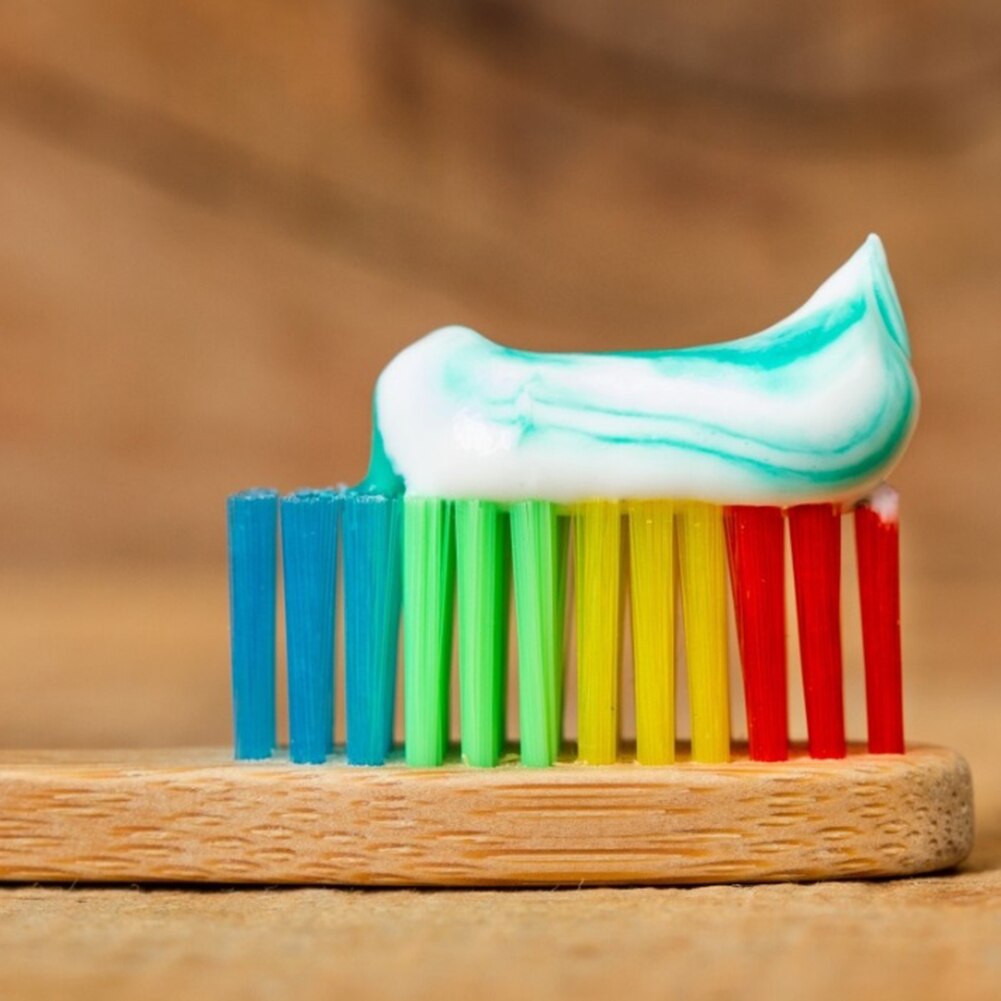 12pcs Natural Bamboo Handle hard Toothbrush Oral Care Eco-friendly Tooth Teeth Rainbow Bristles Brushes Travel Toothbrush