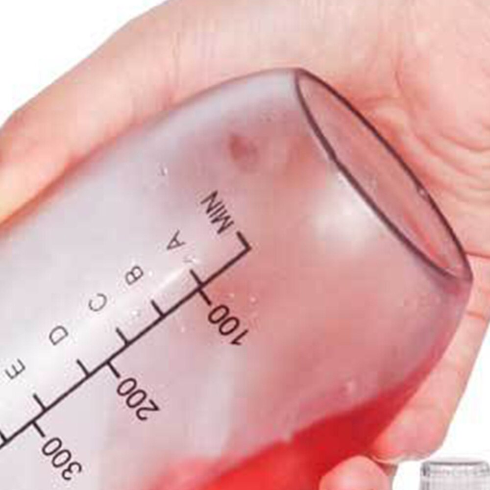 300ml Hand Shake Cup Cocktail Shaker Transparent Mixer Cup Clear Bar Shaker Tea Shaker Cup with Scale (White)