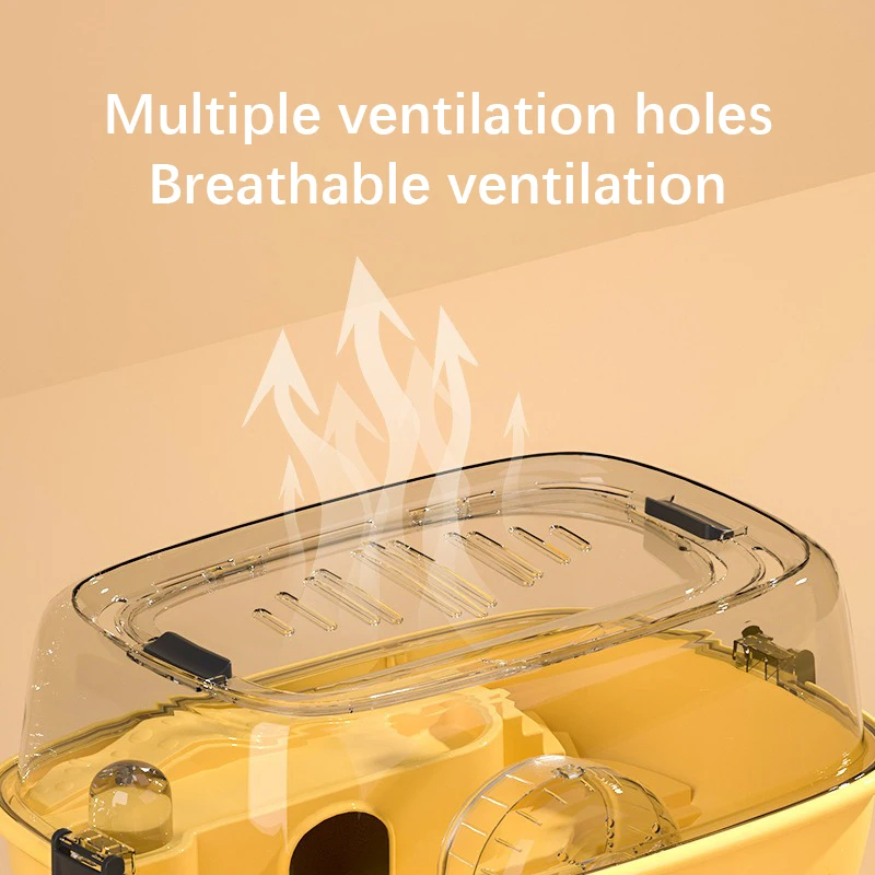 Deluxe Hamster Cage Large Space Acrylic Villa Indoor Full Set Special Cages Ventilation Breathable Not Stuffy Pet Products