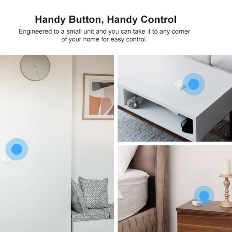 SONOFF Zigbee SNZB-01 Mini Wireless Switch eWeLink APP Remote Control Smart Home Switch Works With ZBBridge IFTTT