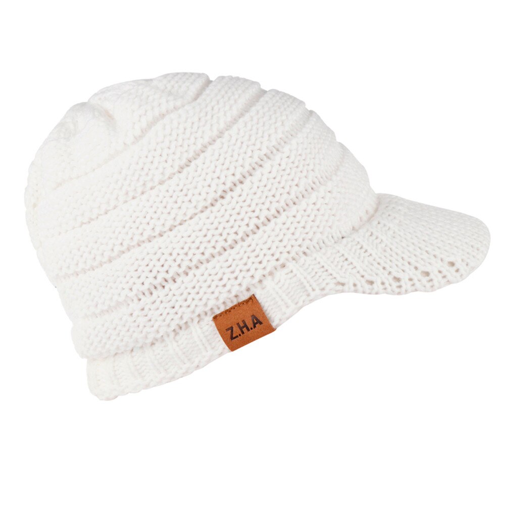 D adulto di alta qualità prodotto più venduto cappelli Unisex cappello all'uncinetto invernale cappello lavorato a maglia berretto da Baseball caldo caldo e confortevole: WH
