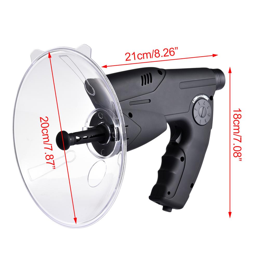 Telescopio de enfoque parabólico 8X 21, telescopio Monocular con micrófono direccional para Ornitología, para escuchar aves al aire libre