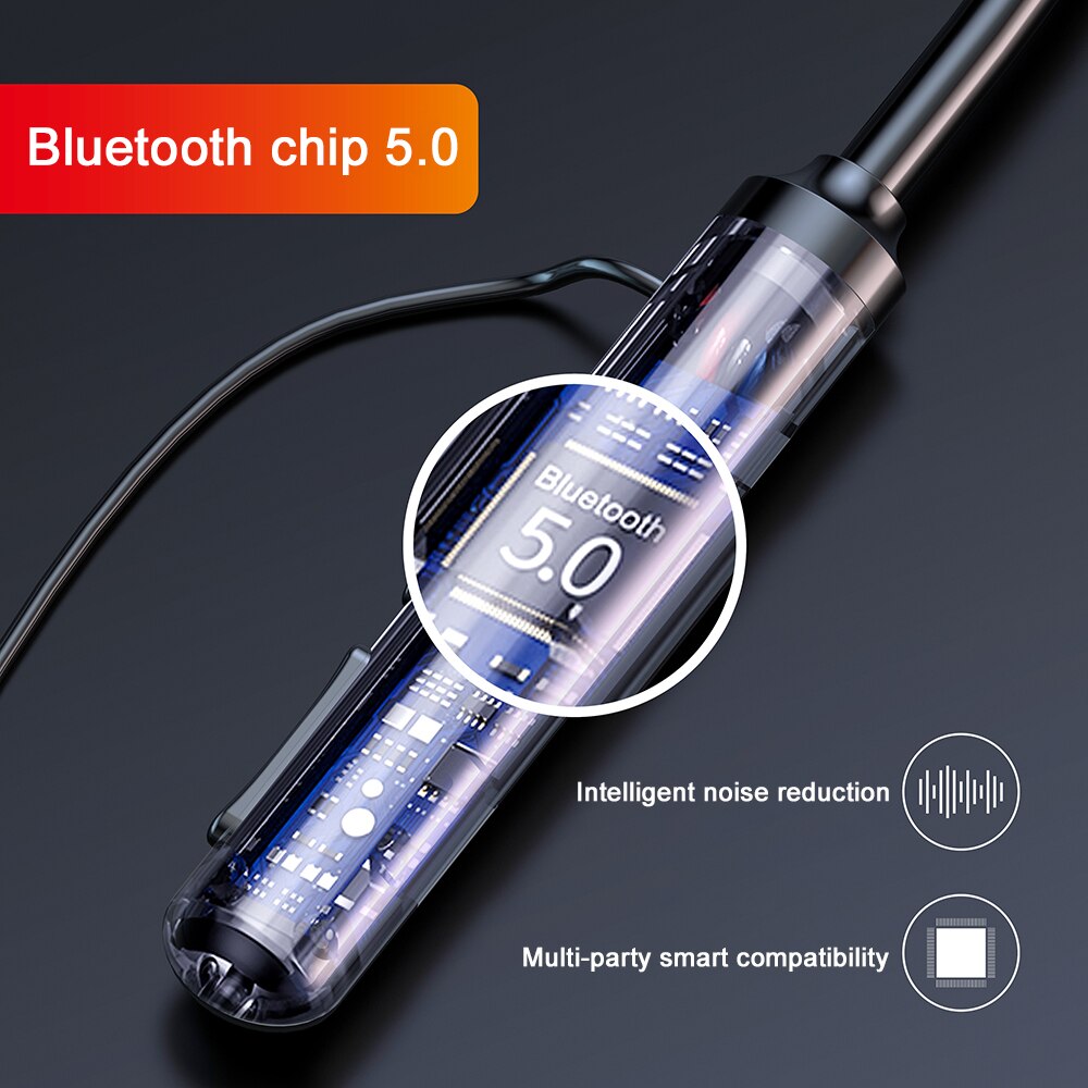 Kebidu LED Fones de Ouvido À Prova D' Água Esportes Fones De Ouvido Sem Fio Bluetooth 5.0 Esportes Fone de Ouvido Para Iphone Xiaomi Redmi 11 10 Samsung S9