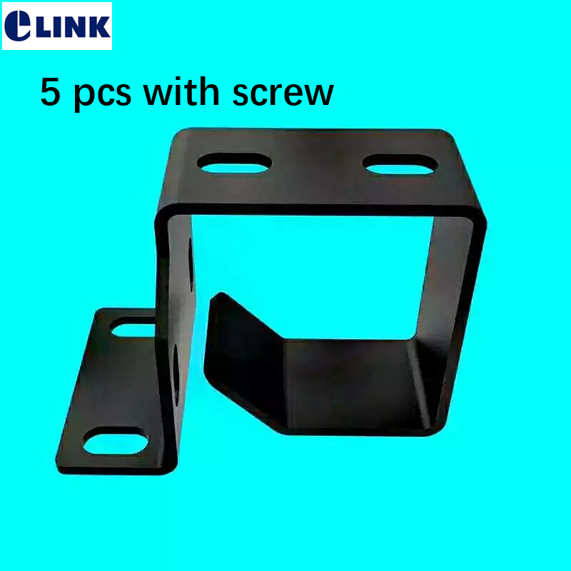 5pcs Metal wire Ring for Rack cabinet 1.5mm thickness Cold steel rack wiring grommet with screw cable ring ELINK