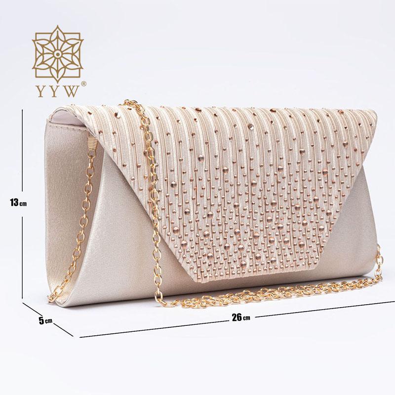 Bolso de mano de color rojo vino, bolso tipo sobre con cuentas de diamantes de imitación coloridos, bolso de hombro para banquete de boda y noche, bolso de satén plisado