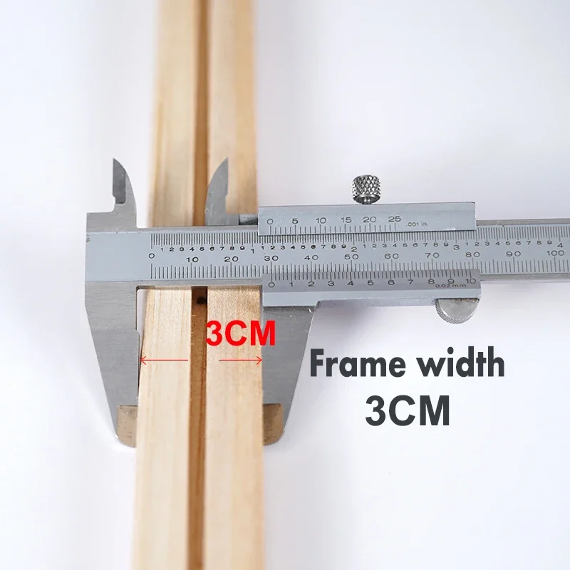 DIY Wood Frame 30x40 40x80 50x100CM Canvas Painting Poster Frame Wall Home Decoration Photo Hanging Picture Frame