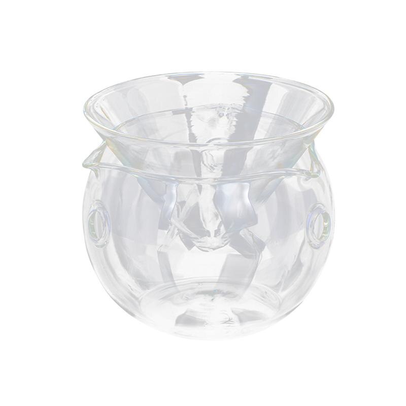 Transparent Glass Salad Bowl Fruit And Vegetable Bowl With Dry Ice Container Dry Ice Vegetable And Fruit Salad Bowl(Middle Size)