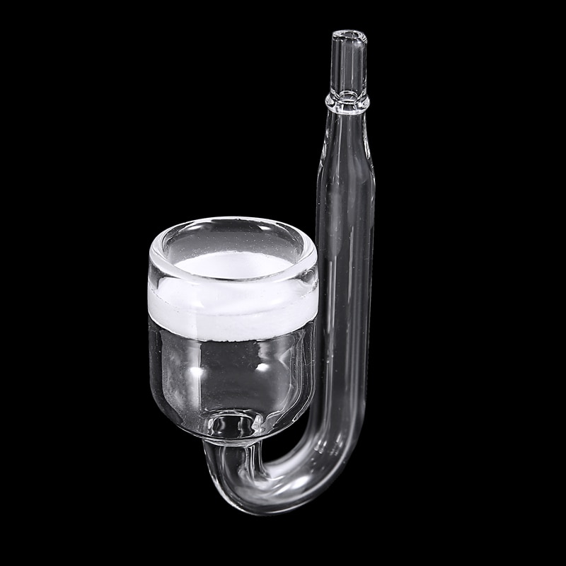 1Pc Glas CO2 Diffuser Aquarium Aquarium Keramische Disces CO2 Diffuser Glas Cup Kooldioxide Reactor