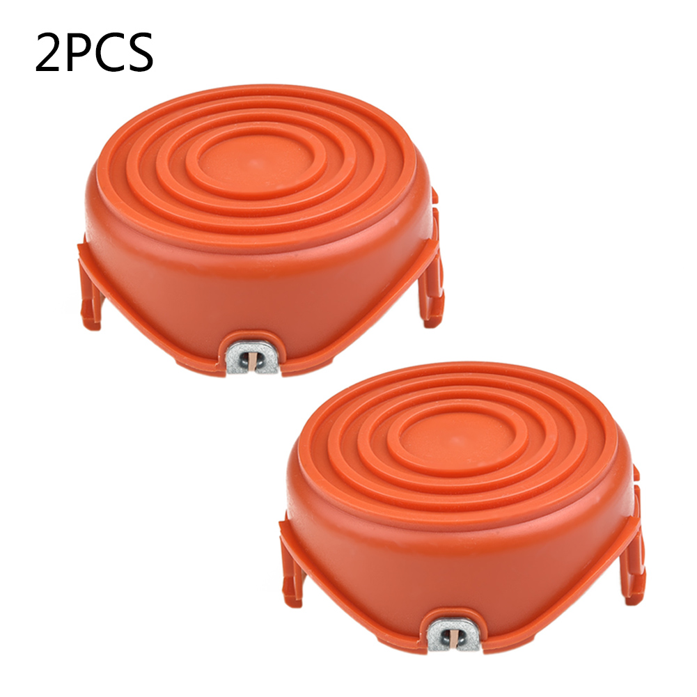 2PCS Trimmer Strimmer Spool Cover Cap Lawn Mover Accessories Parkside Garden Tool Parts For Black Decker GL315 GL350 GL650 GL670