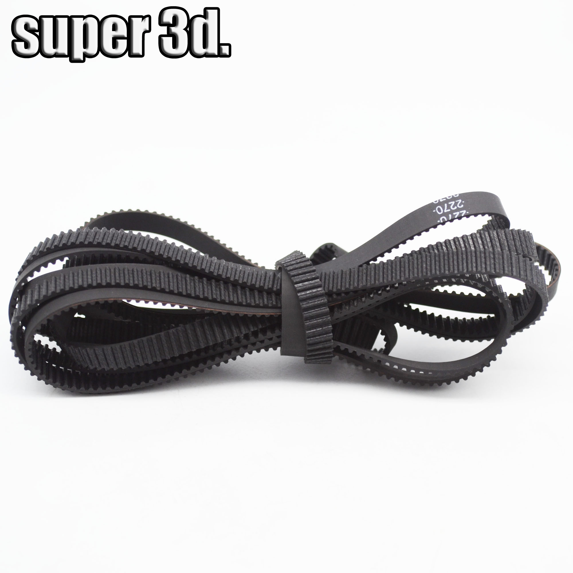 3D Printer 2GT/GT2 Closed Loop Timing Belt Rubber Length 160/188/200/600/610/810/976/2270mm for 6mm Pulley 3D Printer Parts