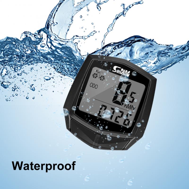 Waterproof Bicycle Wired Computer Speed Detector With LCD Digital Display Odometer Speedometer Cycling Accessories
